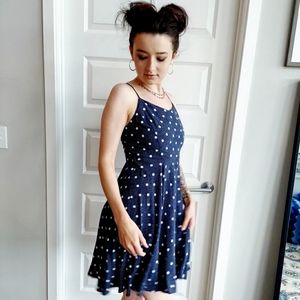 Blue Polka Dot Dress